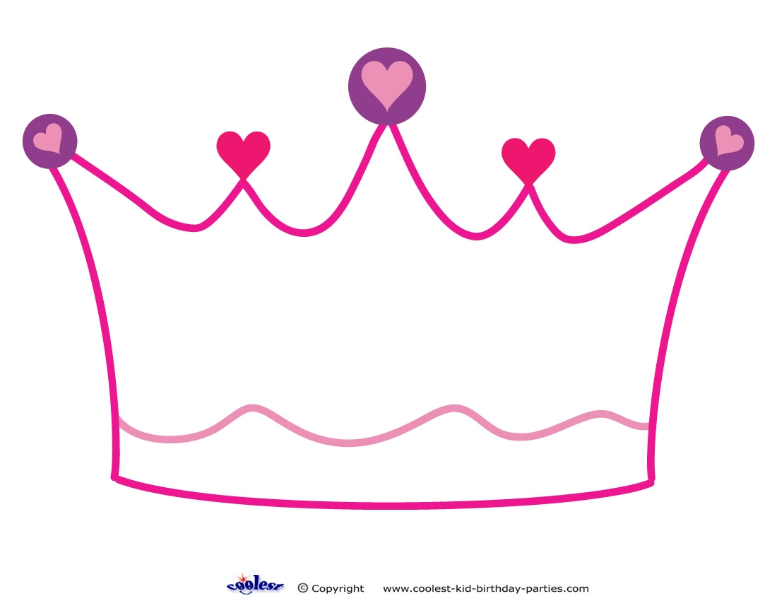 Free Princess Crown Template Printable