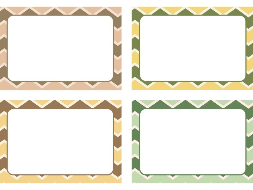 Printable Cubby Tags Printable Party Favors