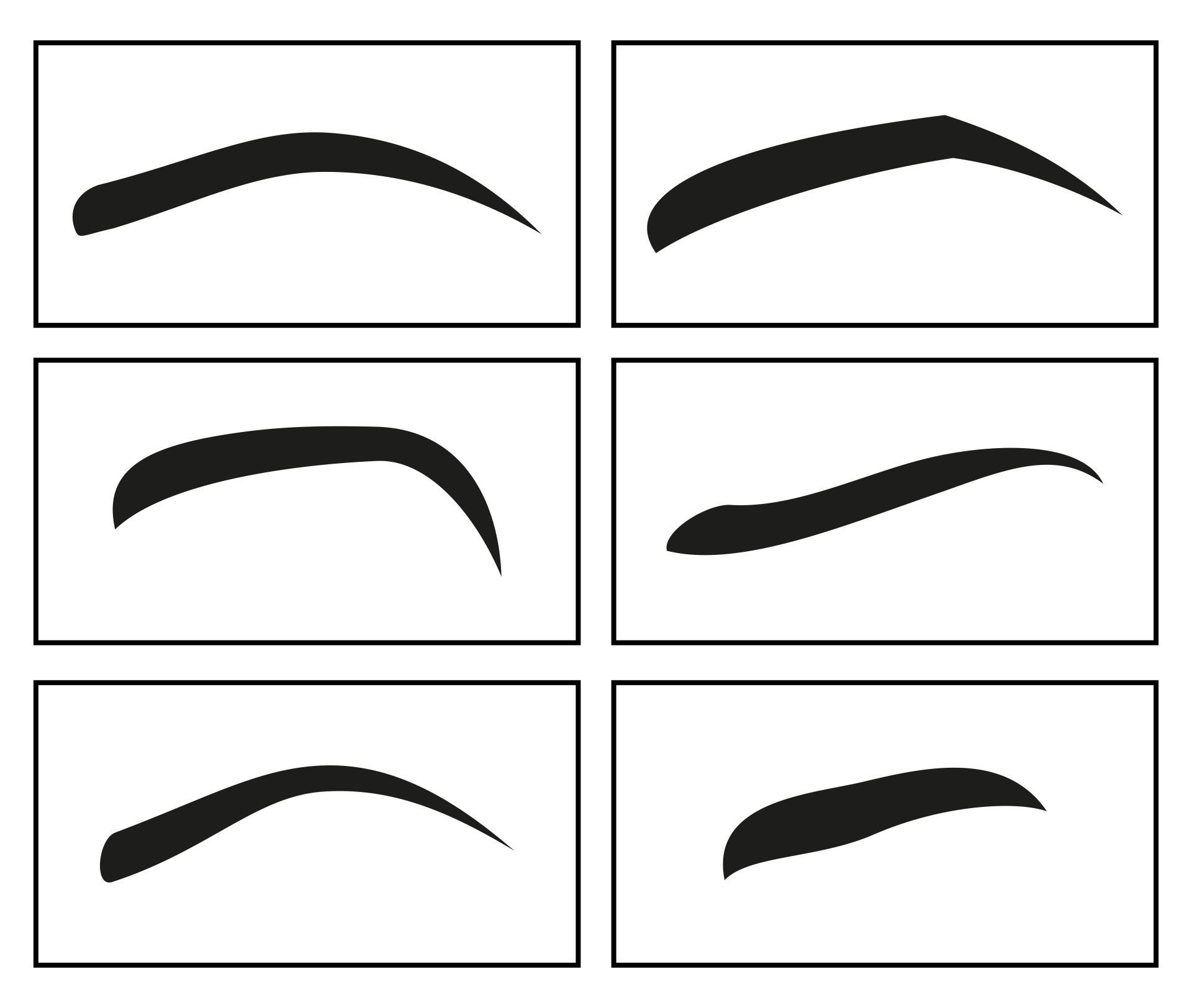 Printable Eyebrow Stencil Template Eyebrow Stencil Eyebrows Worksheets Library