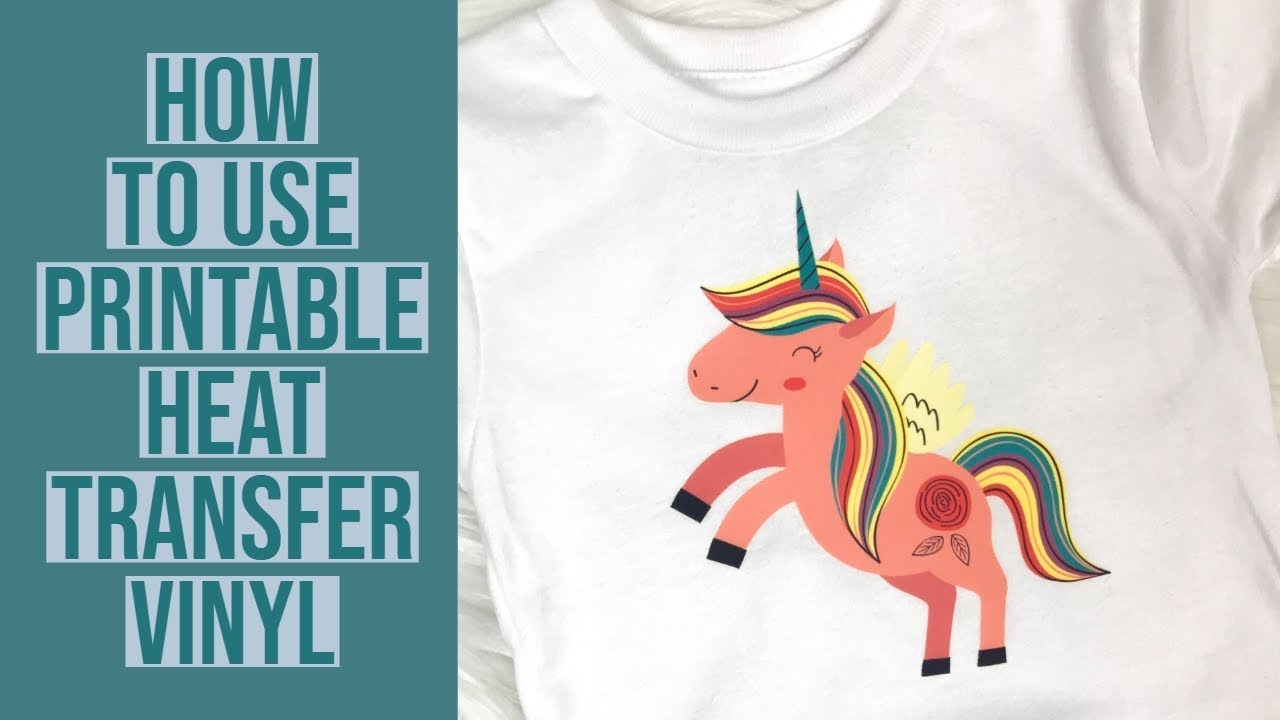 PRINTABLE HEAT TRANSFER VINYL WITH CRICUT USING STARCRAFT INKJET TRANSFERS YouTube