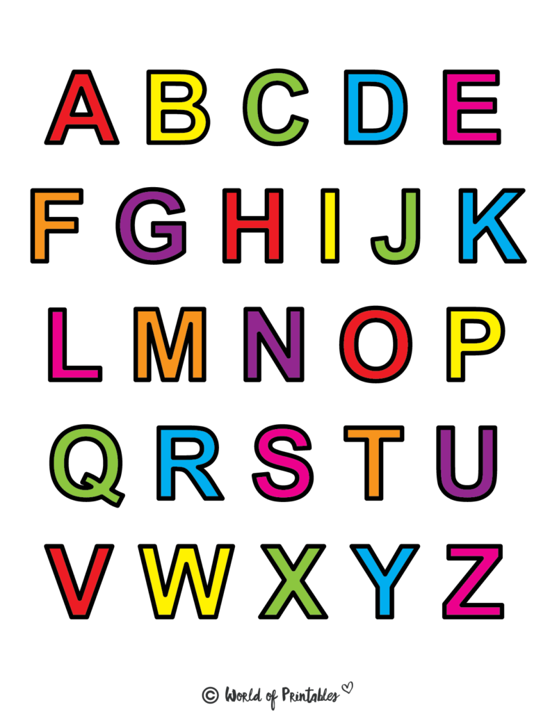 Free Printable Alphabet Stencils Templates