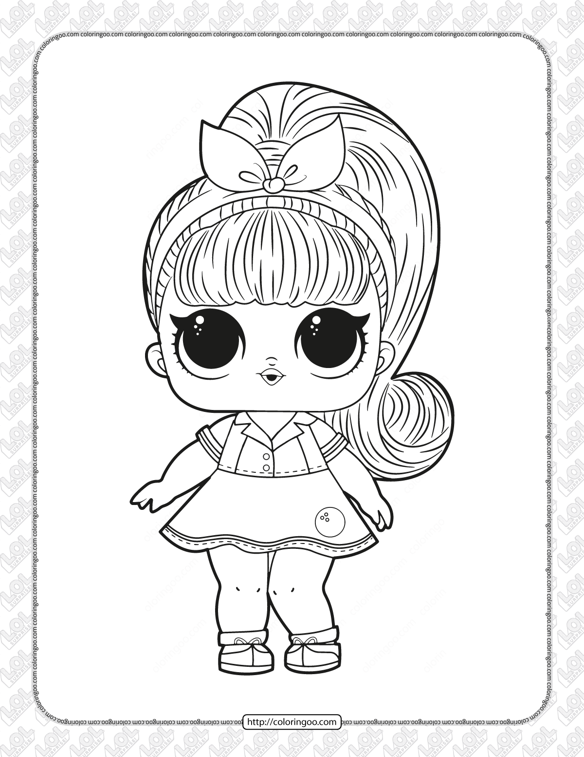 Lol Surprise Free Printable Coloring Pages