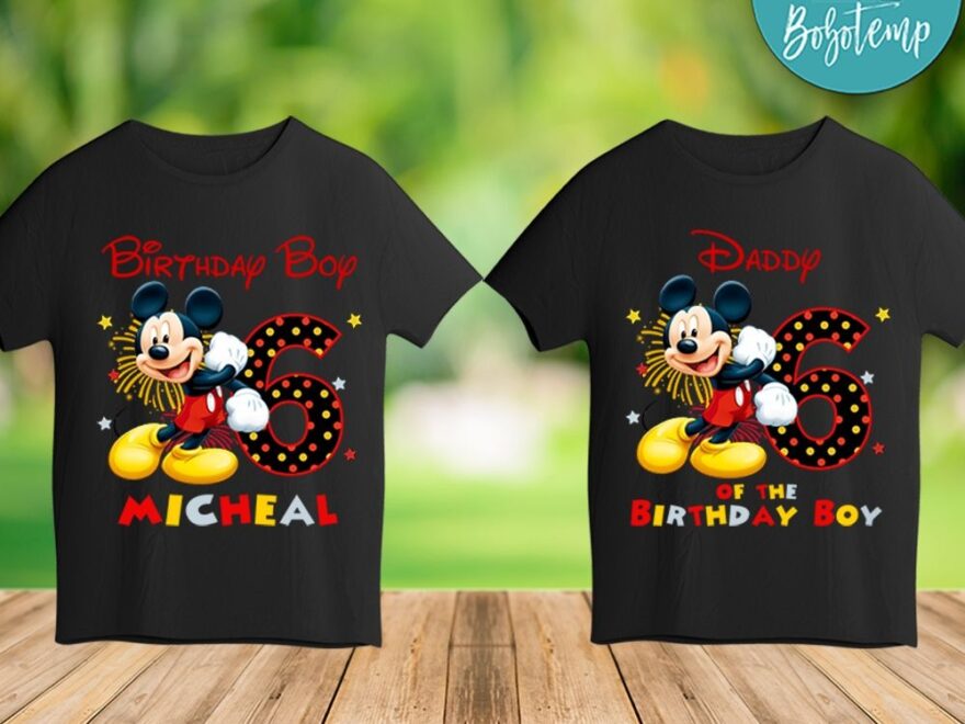 Printable Mickey Mouse Family Shirts Template Instant Download Bobotemp