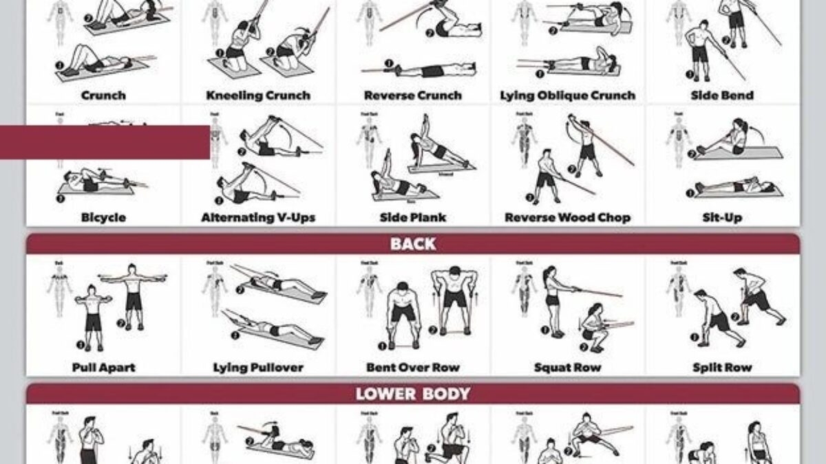 Free Printable Resistance Band Exercises