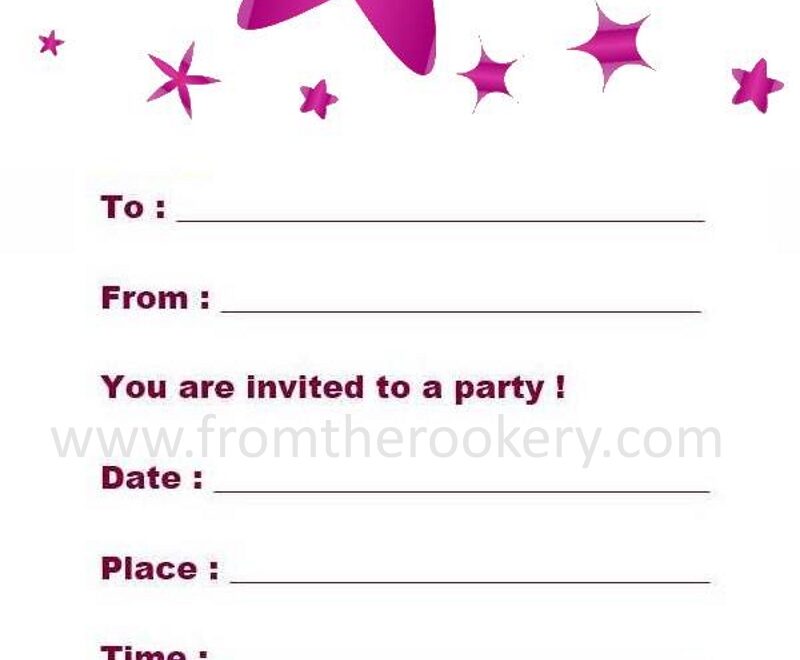 Printable Sleepover Invitations