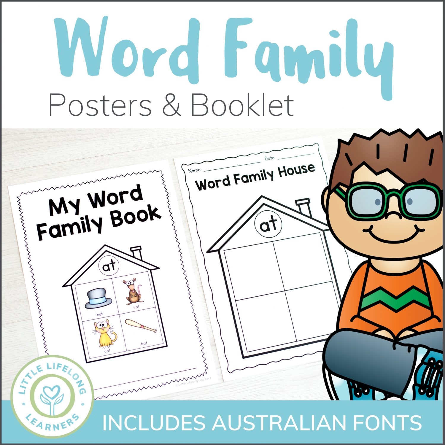 Printable Word Family Houses Booklet Or Poster Little Lifelong Learners