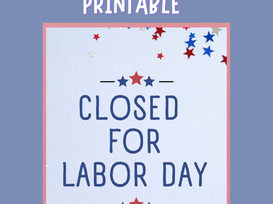 Quality closed For Labor Day Printable Sign Closed For Labor Day Sign Printable Ready to print Etsy