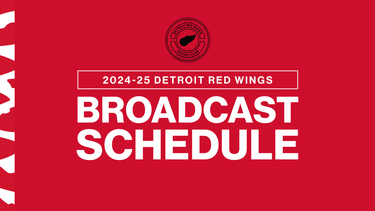 Red Wings Bally Sports Detroit And Audacy Announce Broadcast Schedule For 2024 25 Season Detroit Red Wings