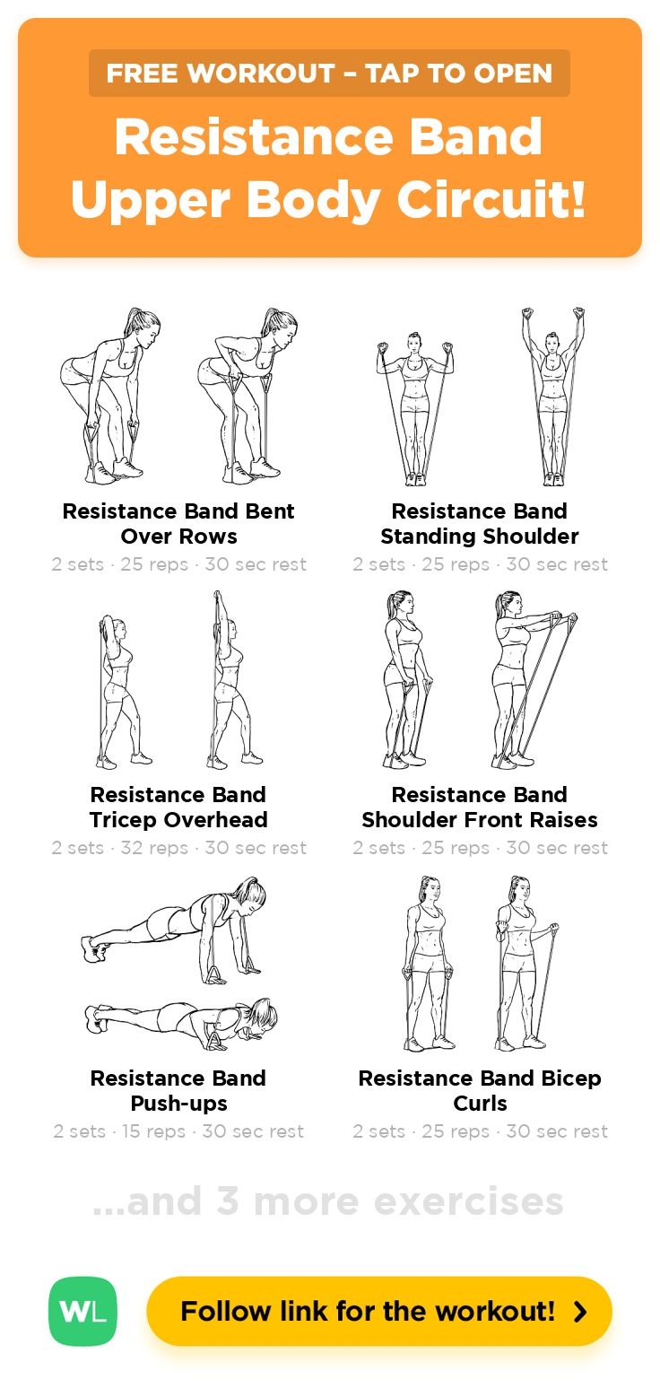 Free Printable Band Workout Posters