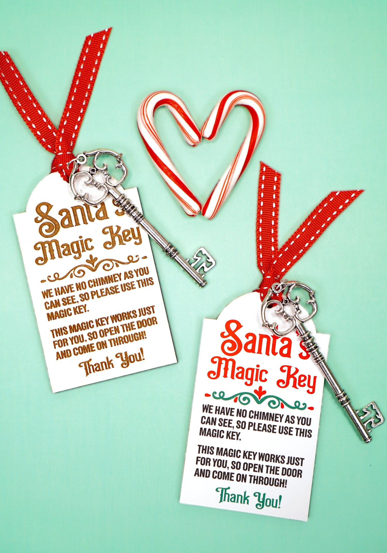 Santa s Magic Key Printable Tag SVG File Happiness Is Homemade
