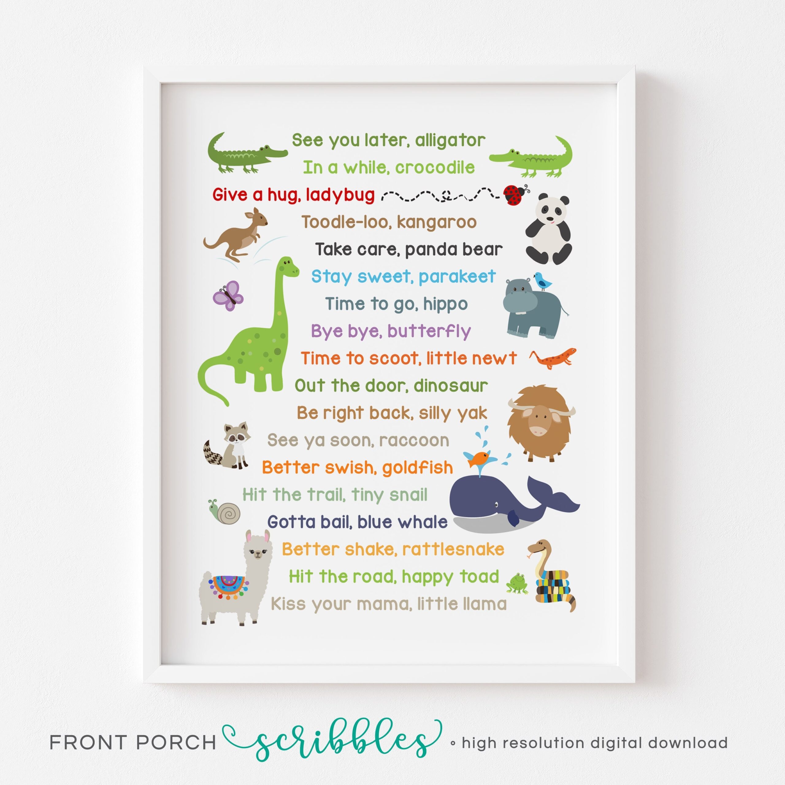 See You Later Alligator Print Goodbye Sign Later Alligator Classroom Art Teacher Gift Playroom Decor Class Poster Preschool Art Kids Etsy UK