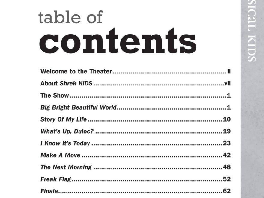Shrek KIDS Libretto By Music Theatre International Issuu