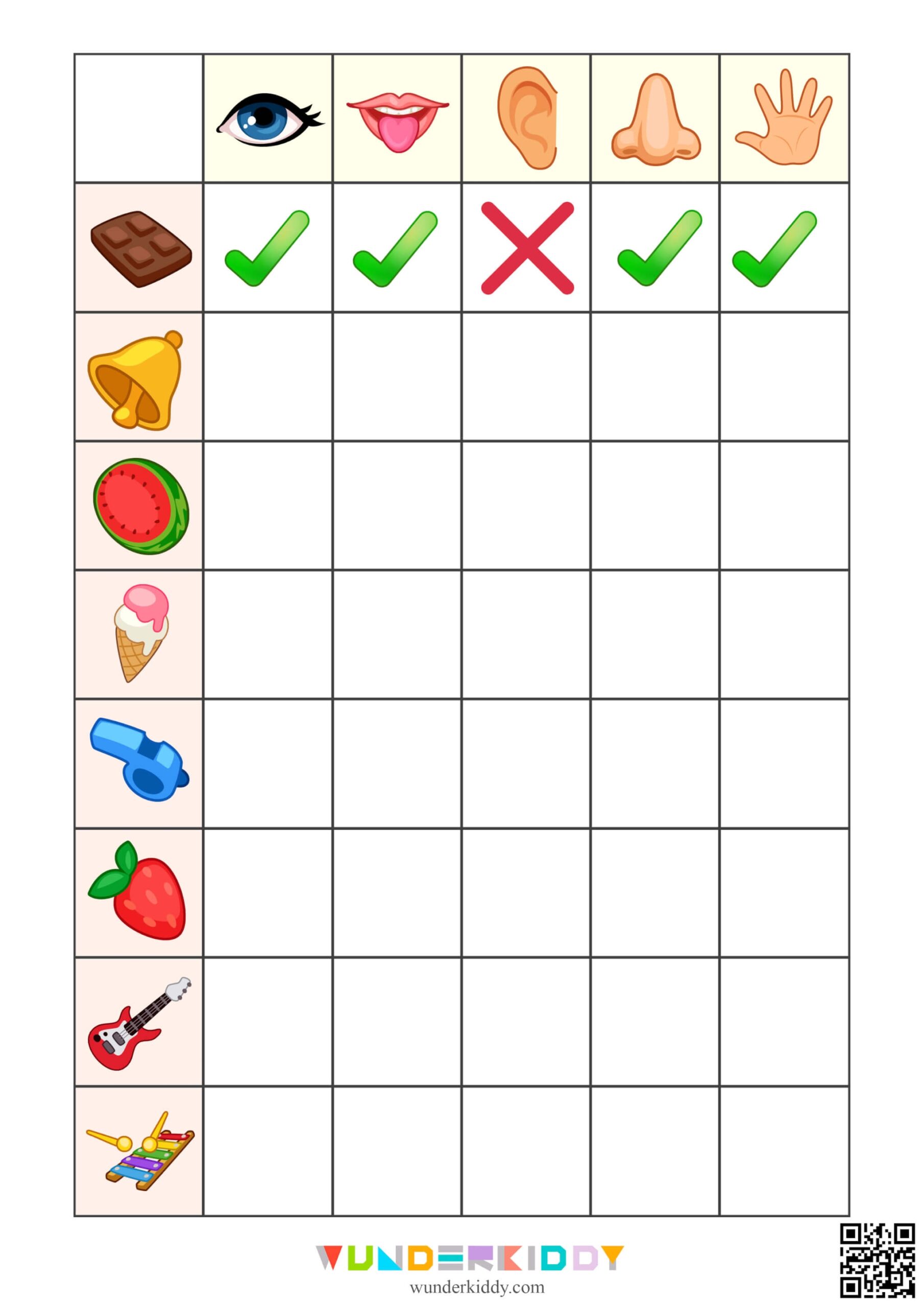 Five Senses Activities For Preschool Printables