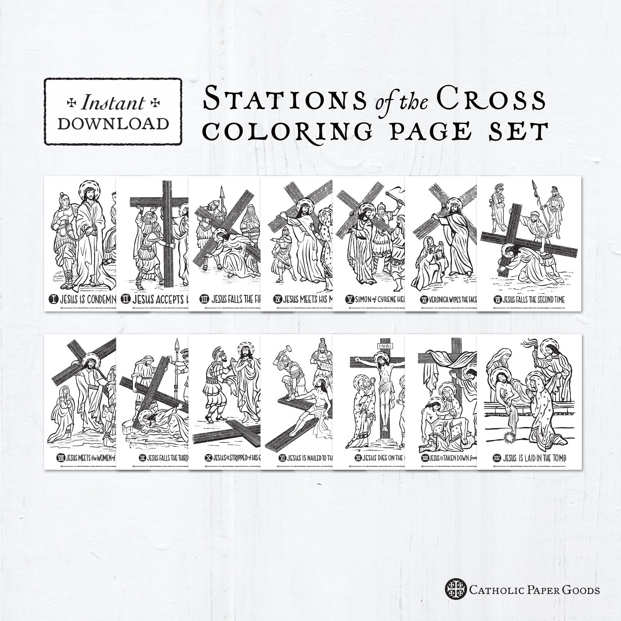 Stations Of The Cross Printable Booklet