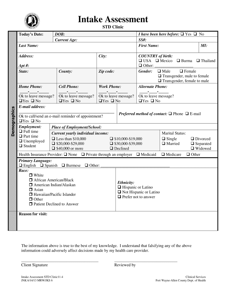 Free Printable Fake Std Test Results