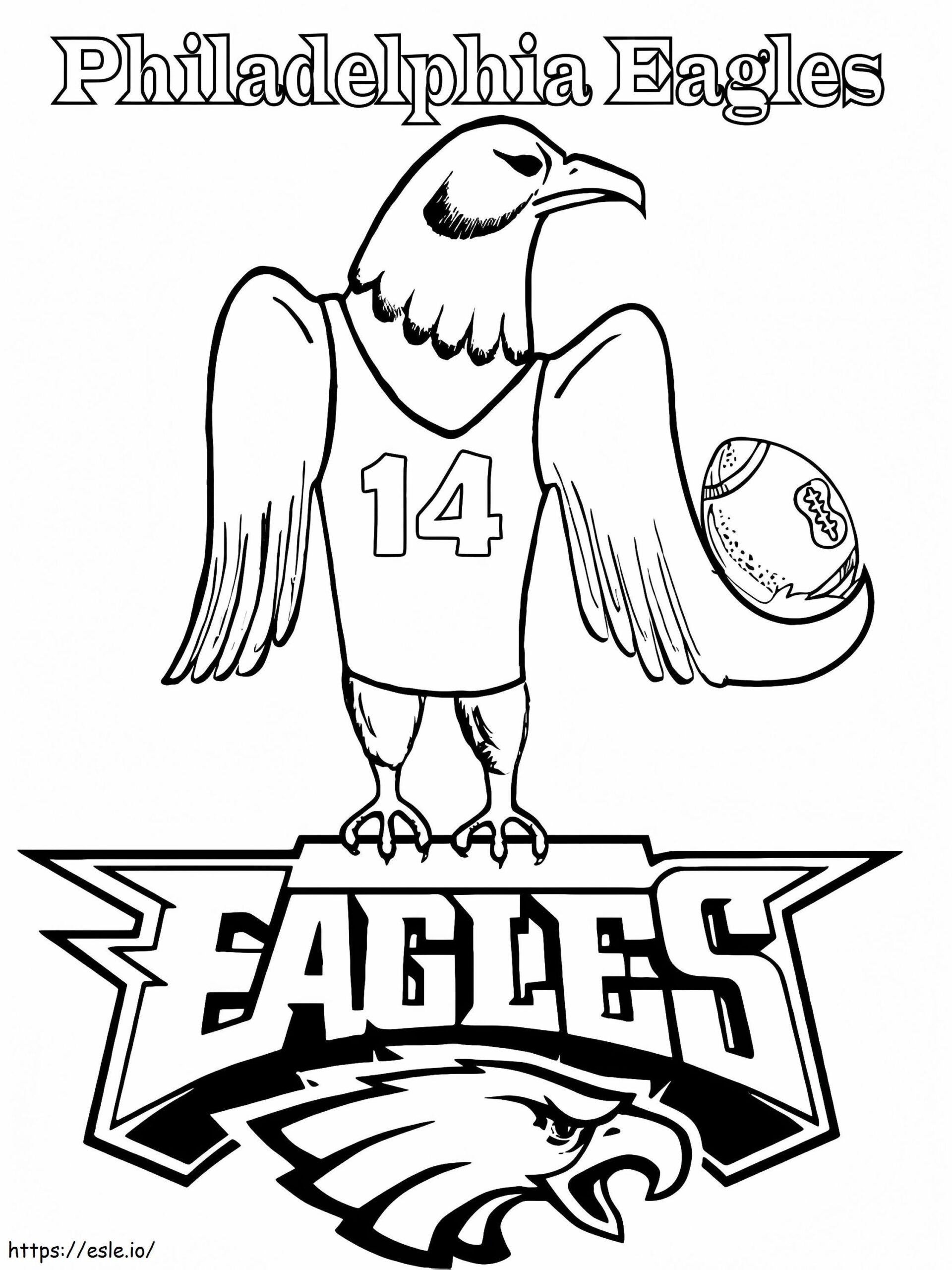 Swoop Philadelphia Eagles Nfl Coloring Page