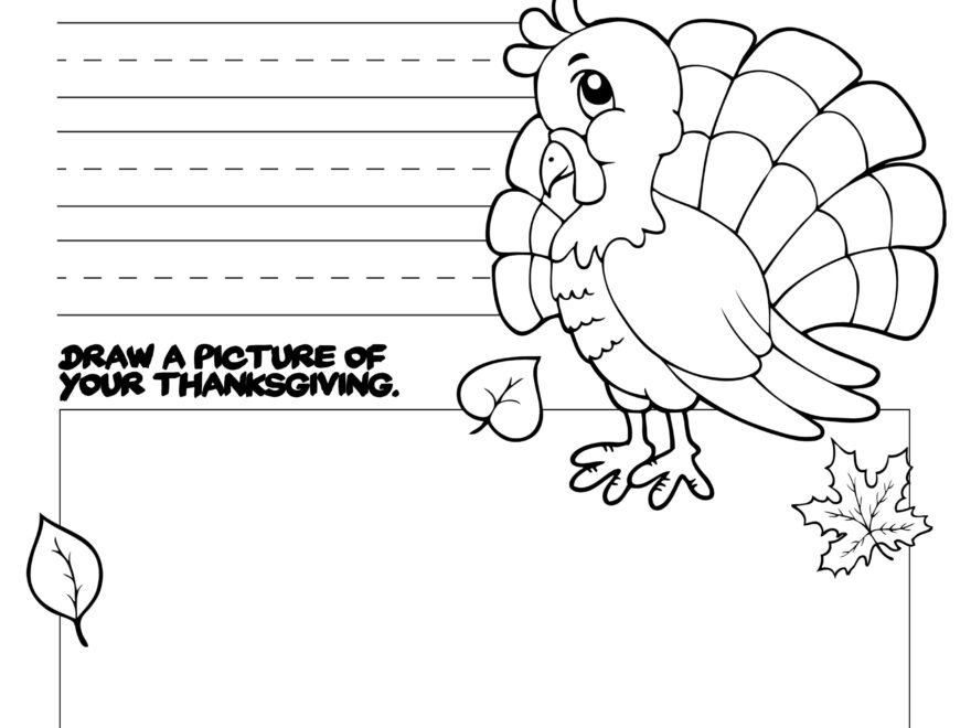 Thanksgiving Coloring Book Free Printable For The Kids