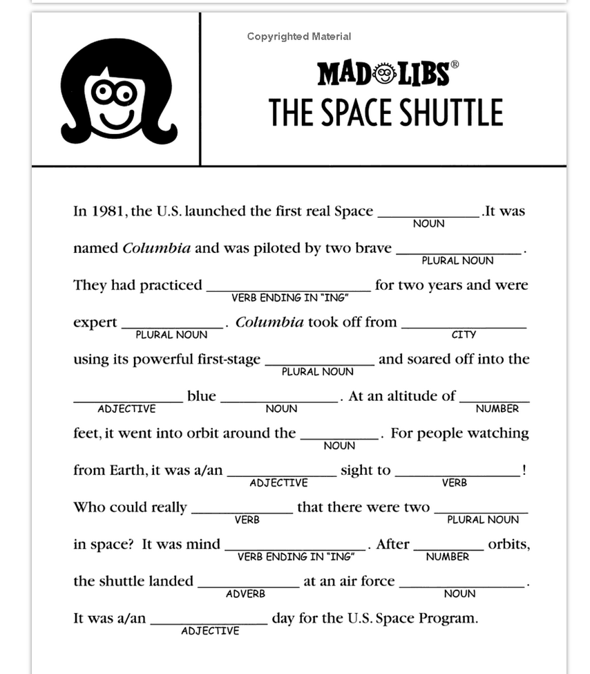 The Power Of Mad Libs The Brevity Blog