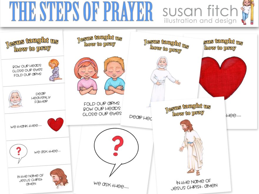 The Steps Of Prayer Printables Etsy