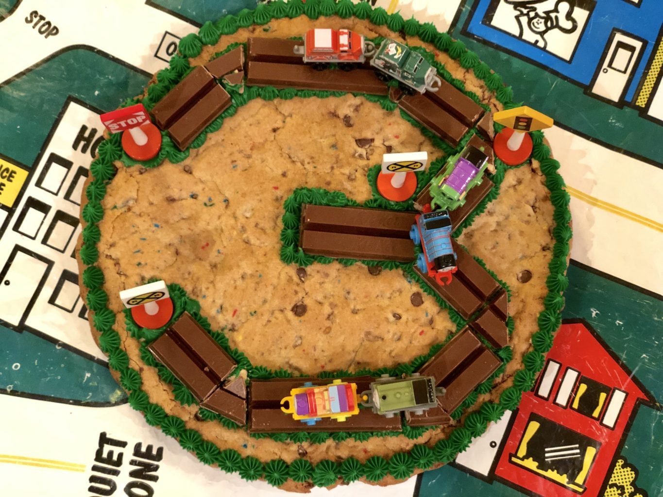 Thomas The Tank Engine Cookie Cake NeverDoneWithFun