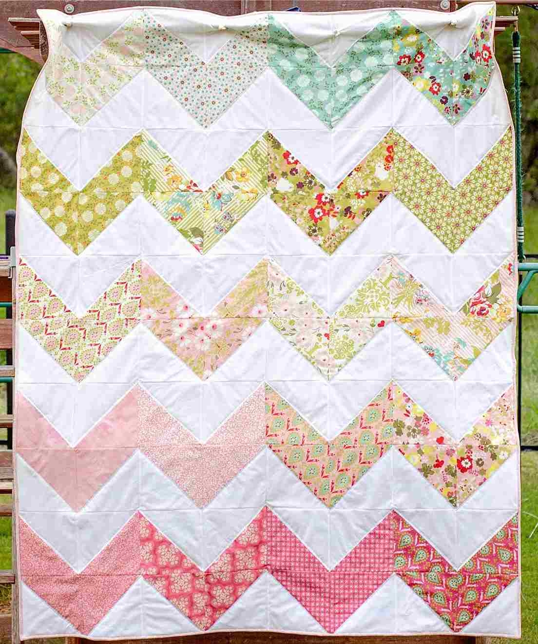 Top 16 Free Chevron Quilt Patterns 10 Bonus Patterns For Sale I Love Quilting Forever