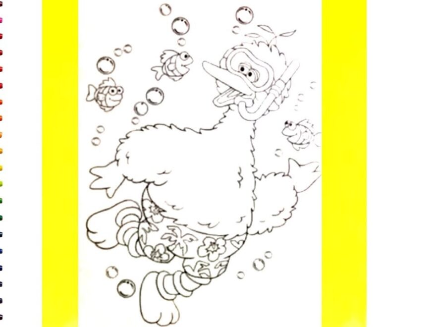 Top 25 Colorful Big Bird Coloring Pages For Your Little One