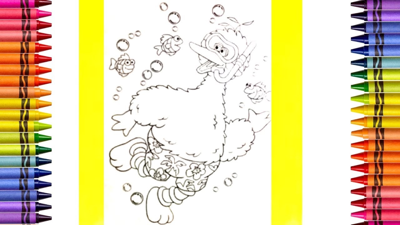 Top 25 Colorful Big Bird Coloring Pages For Your Little One