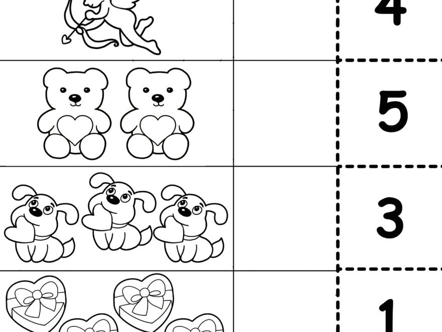 Valentine s Day Free Worksheets For Preschool TeachersMag
