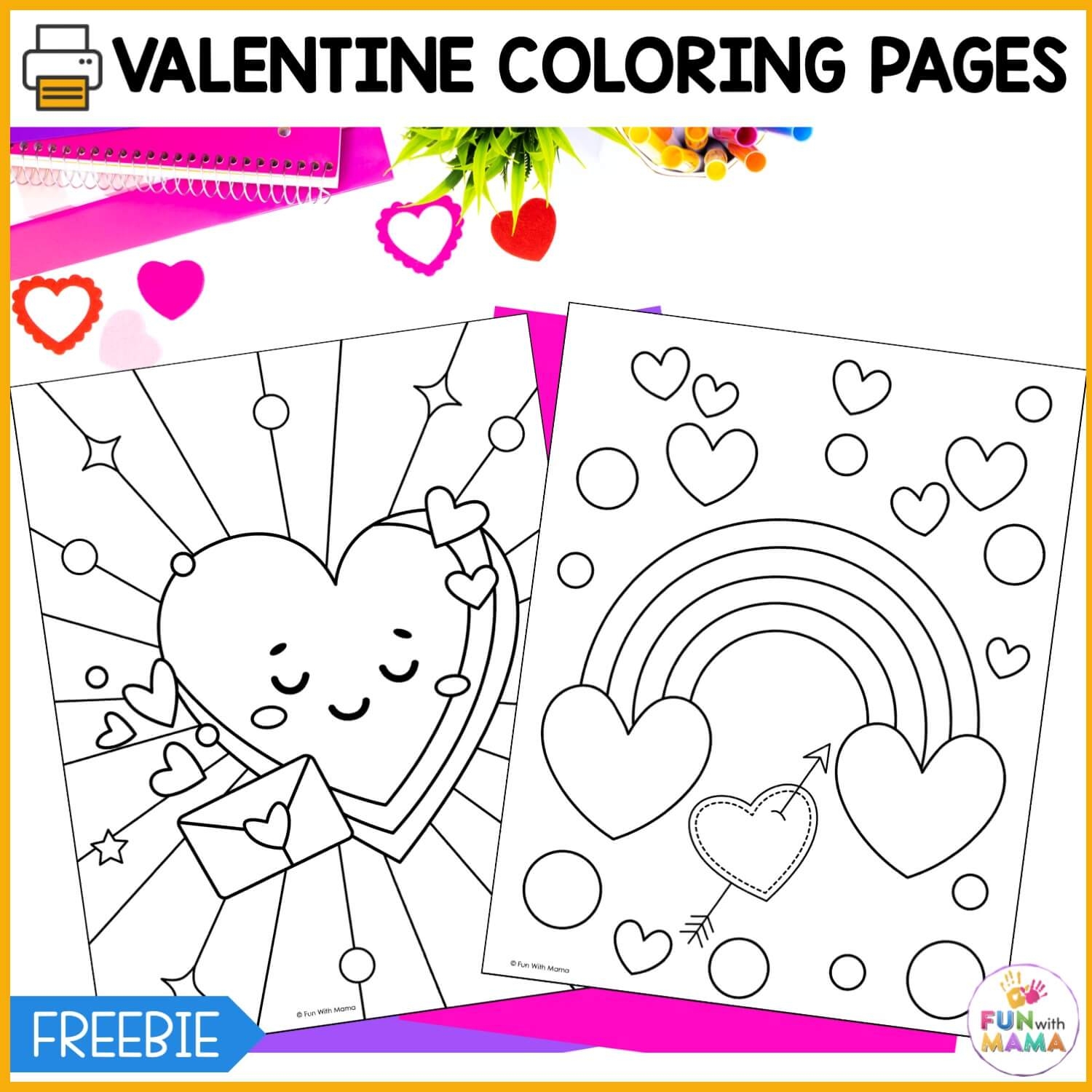 Free Printable Valentine Coloring Pages